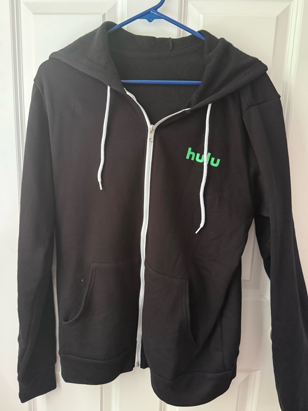 HULU Zip Up Sweatshirt, Size Medium, Excellent Condition!